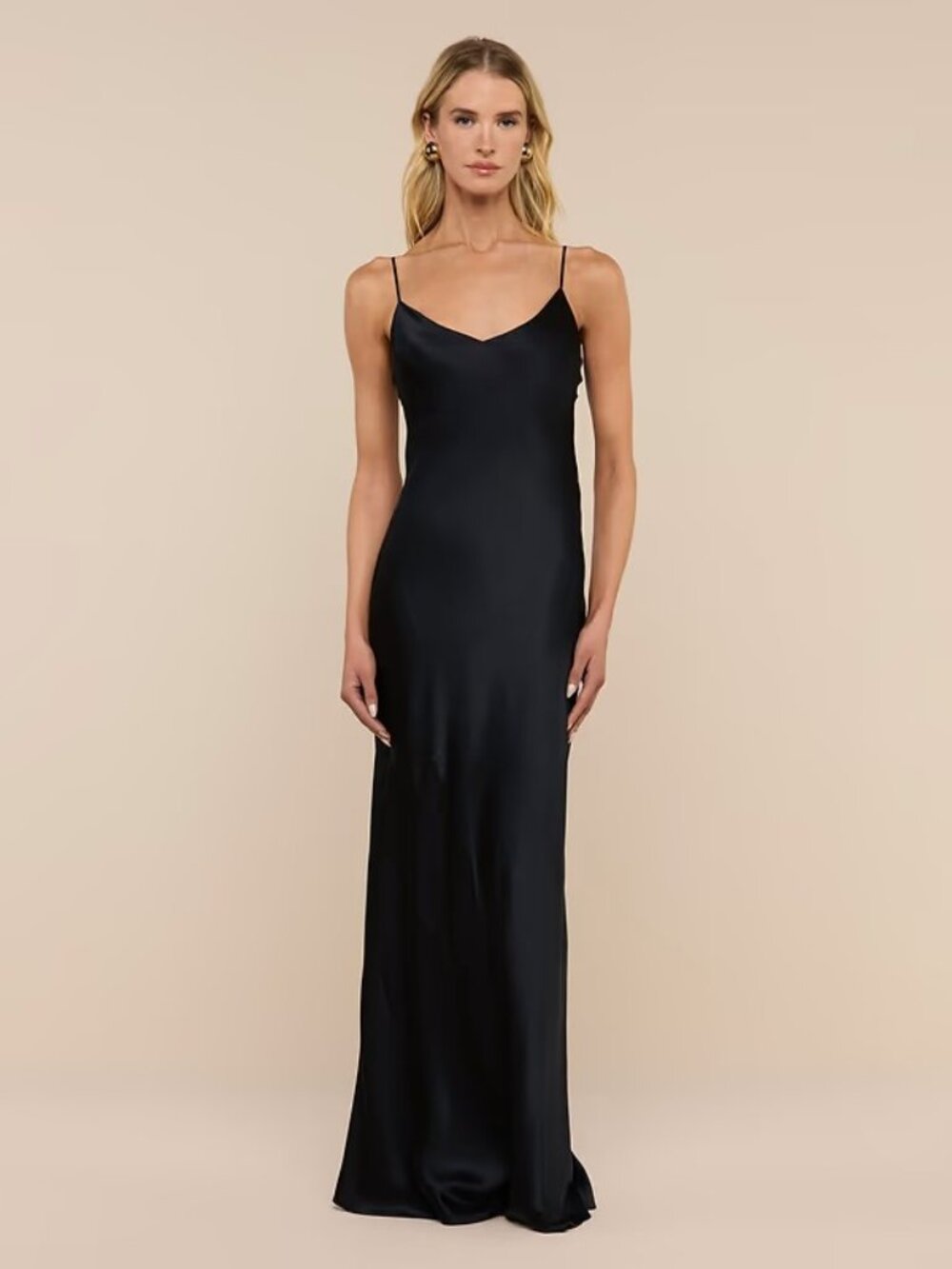 L’AGENCE Serita Silk Slip Dress